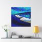 Shark in Impressionism - Canvas