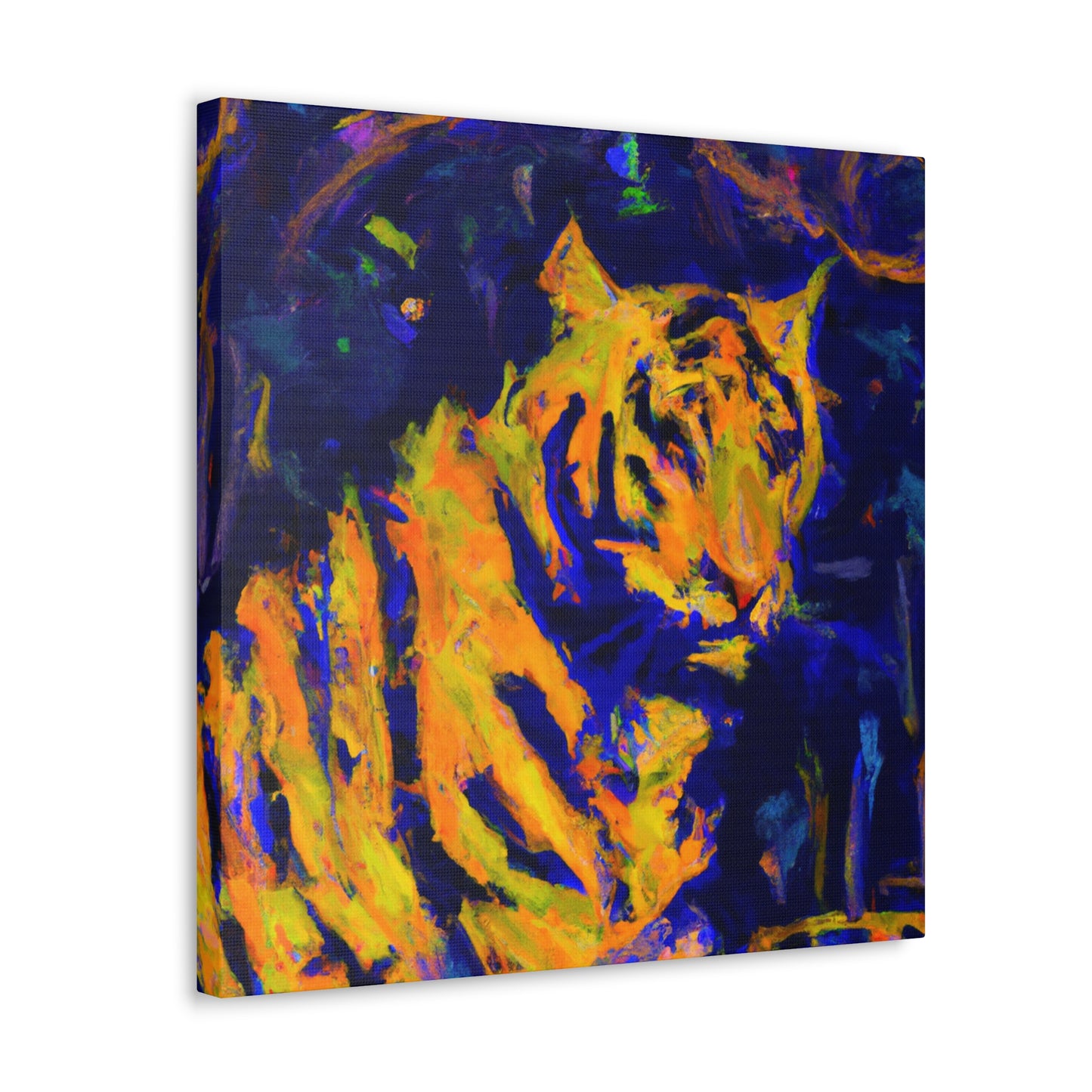 Tiger's Abstract Roar - Canvas