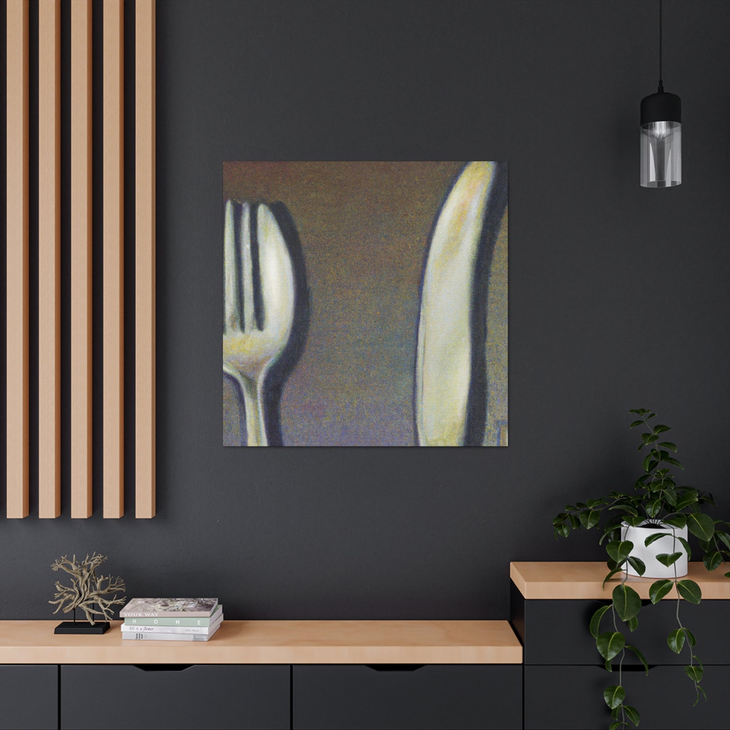 Silverware Reflections Splendor. - Canvas