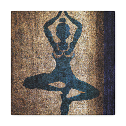 Yoga in Art Deco - Canvas