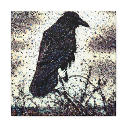 American Crow Mosaic - Canvas