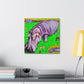 "Hippopotamus in Dreamland" - Canvas