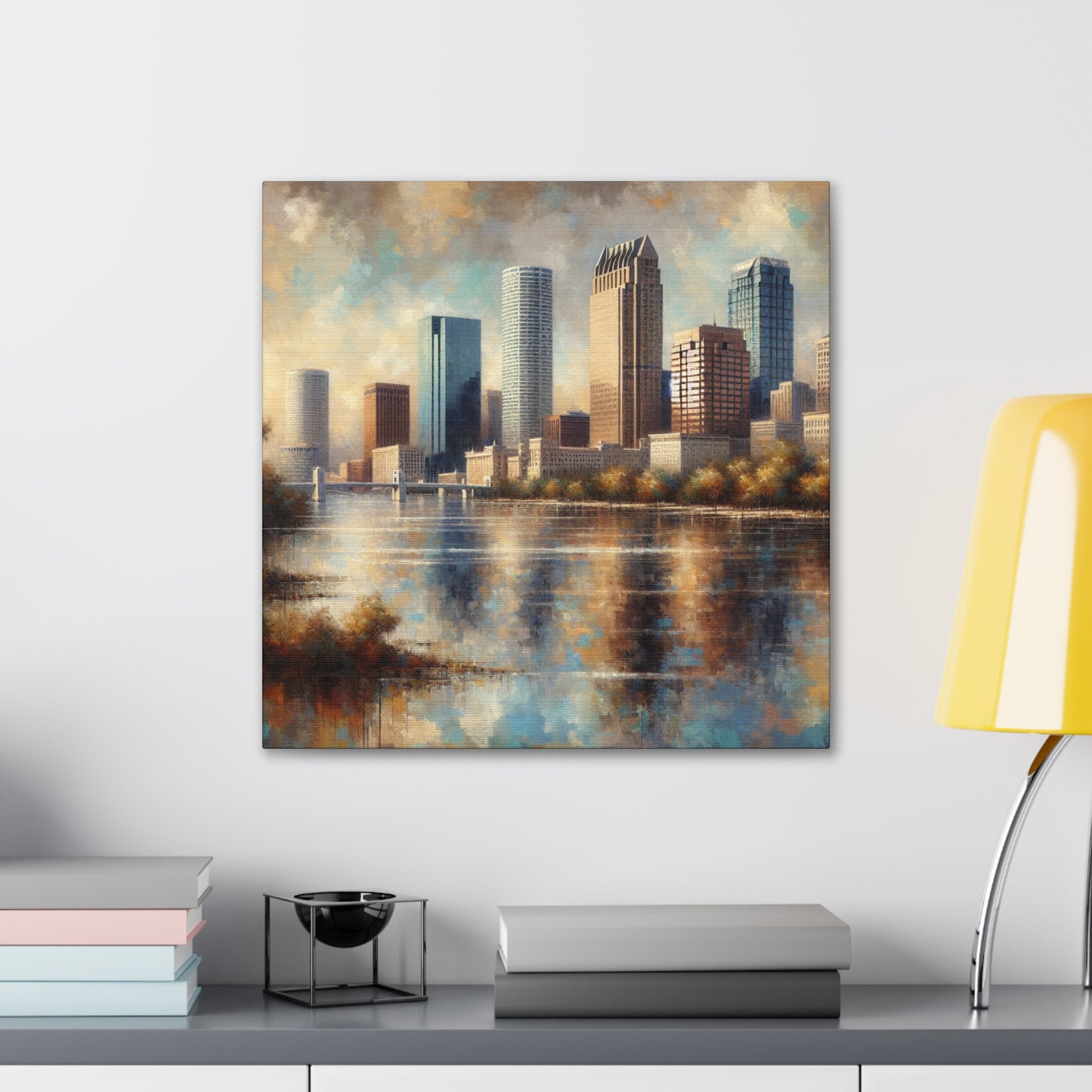 "Sunlit Serenity of Tampa" - Canvas