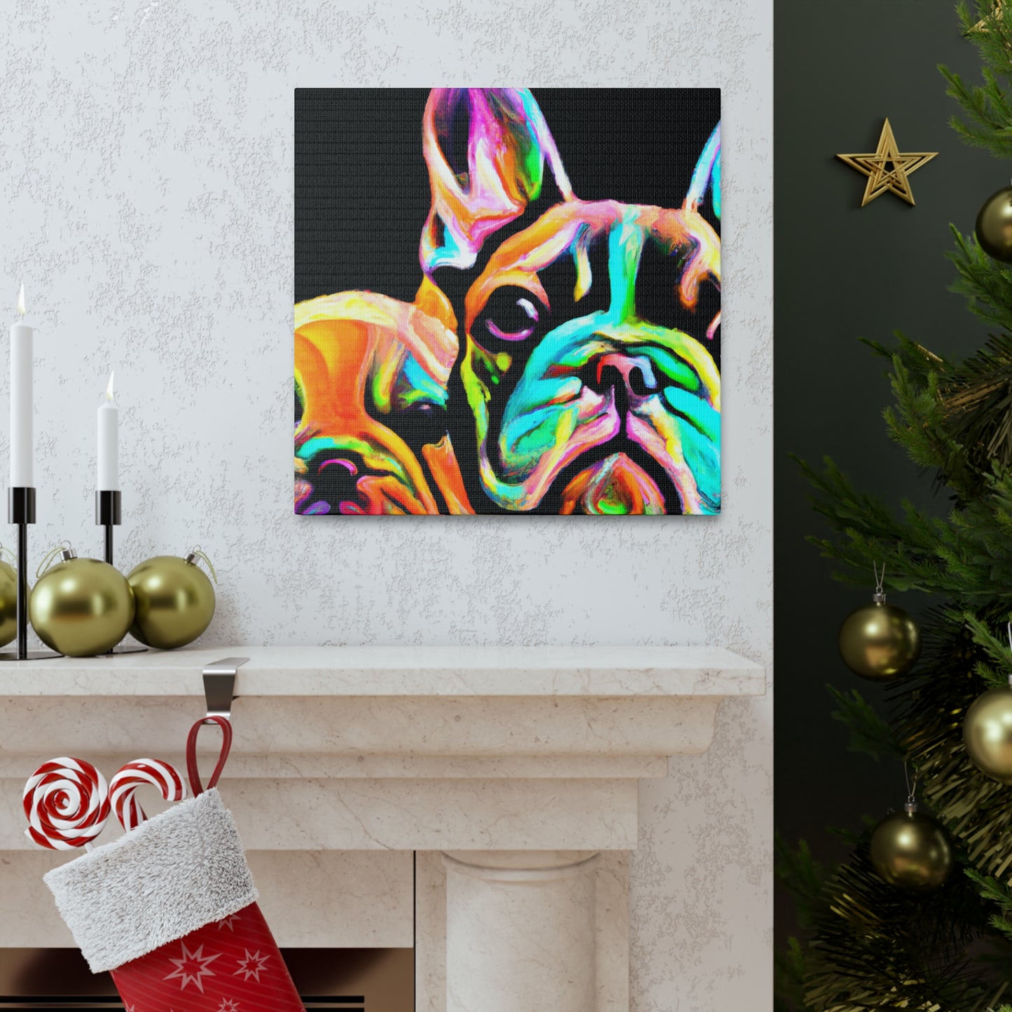 "French Bulldog Delightful!" - Canvas