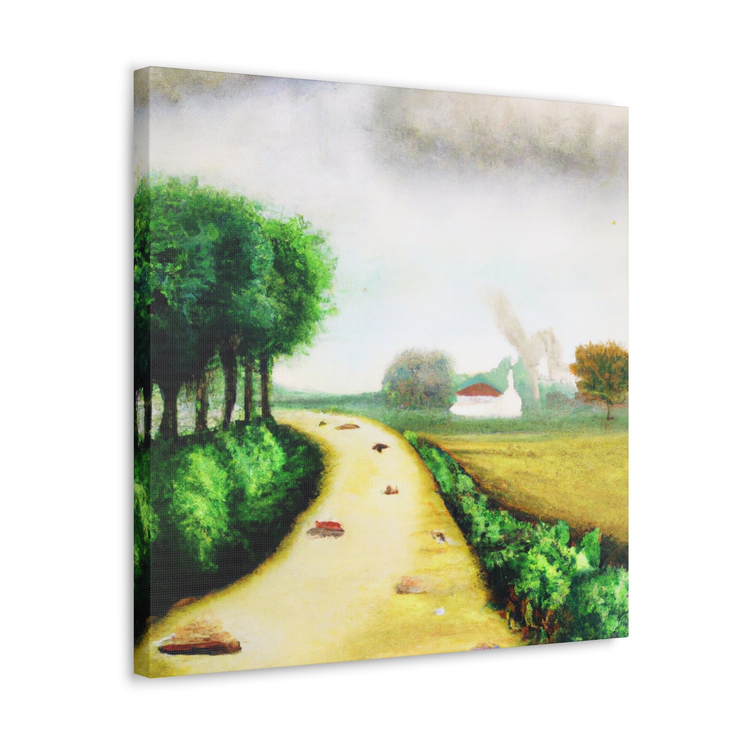 "Country Road in Spring" - Canvas