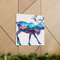 Elk in Art Deco - Canvas