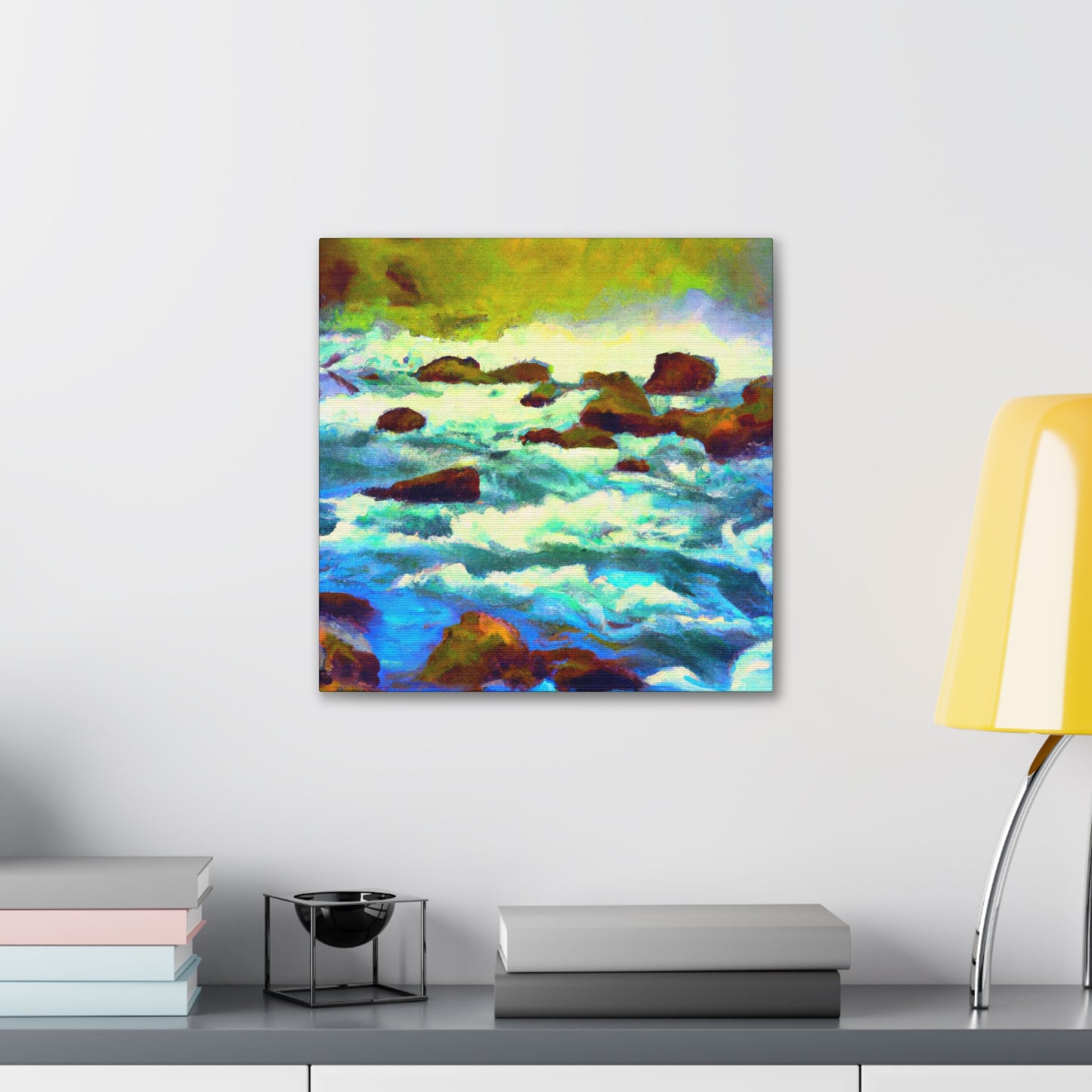 "River Reflections Impressionism" - Canvas