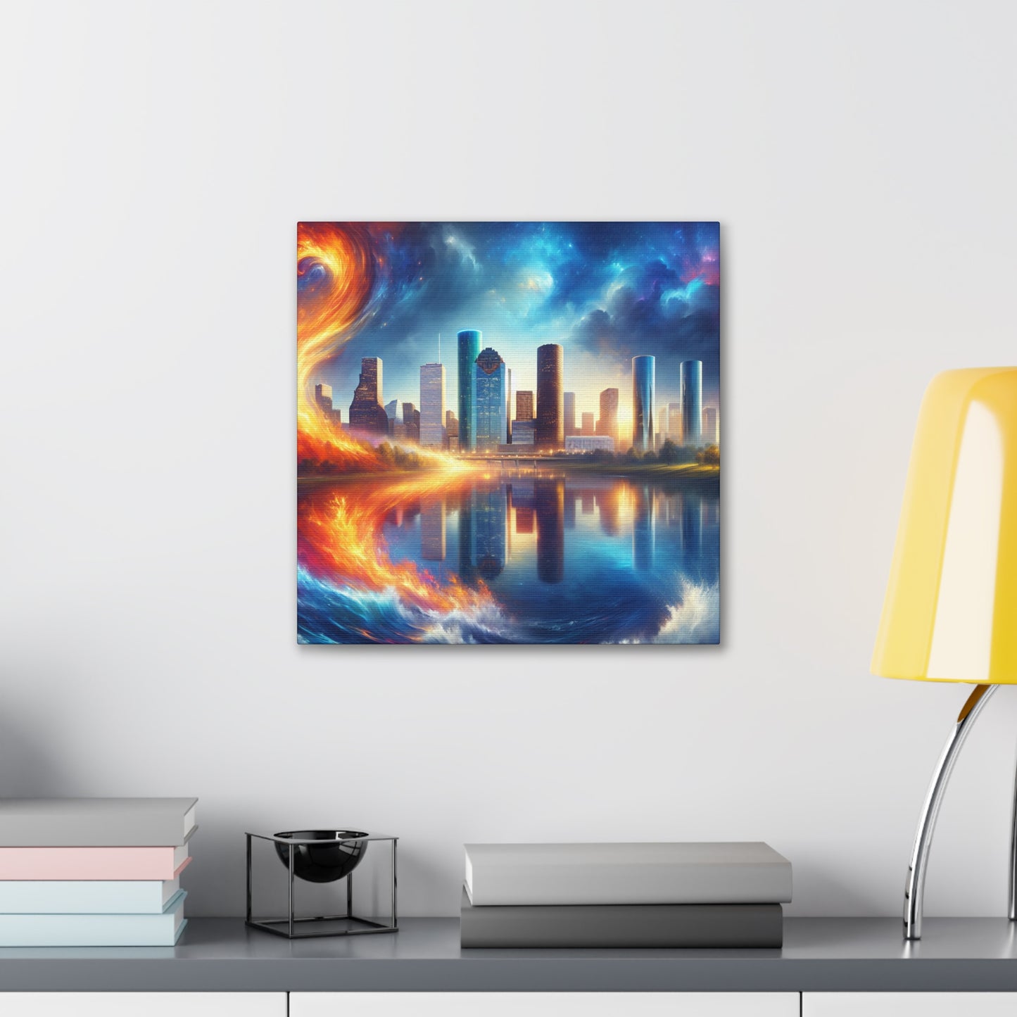 Metropolis in Hyperrealism - Canvas