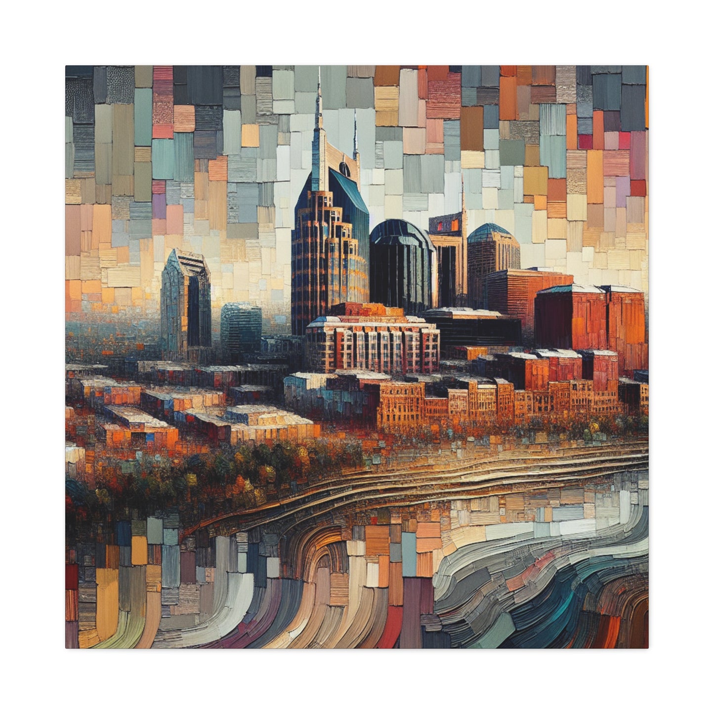 "Southern Serenade: Nashville Reverie" - Canvas