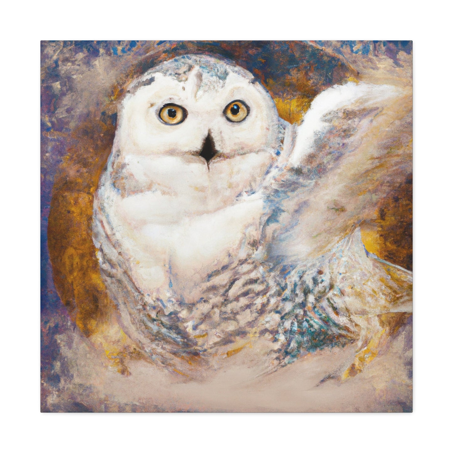 Snowy Owl Serenity - Canvas