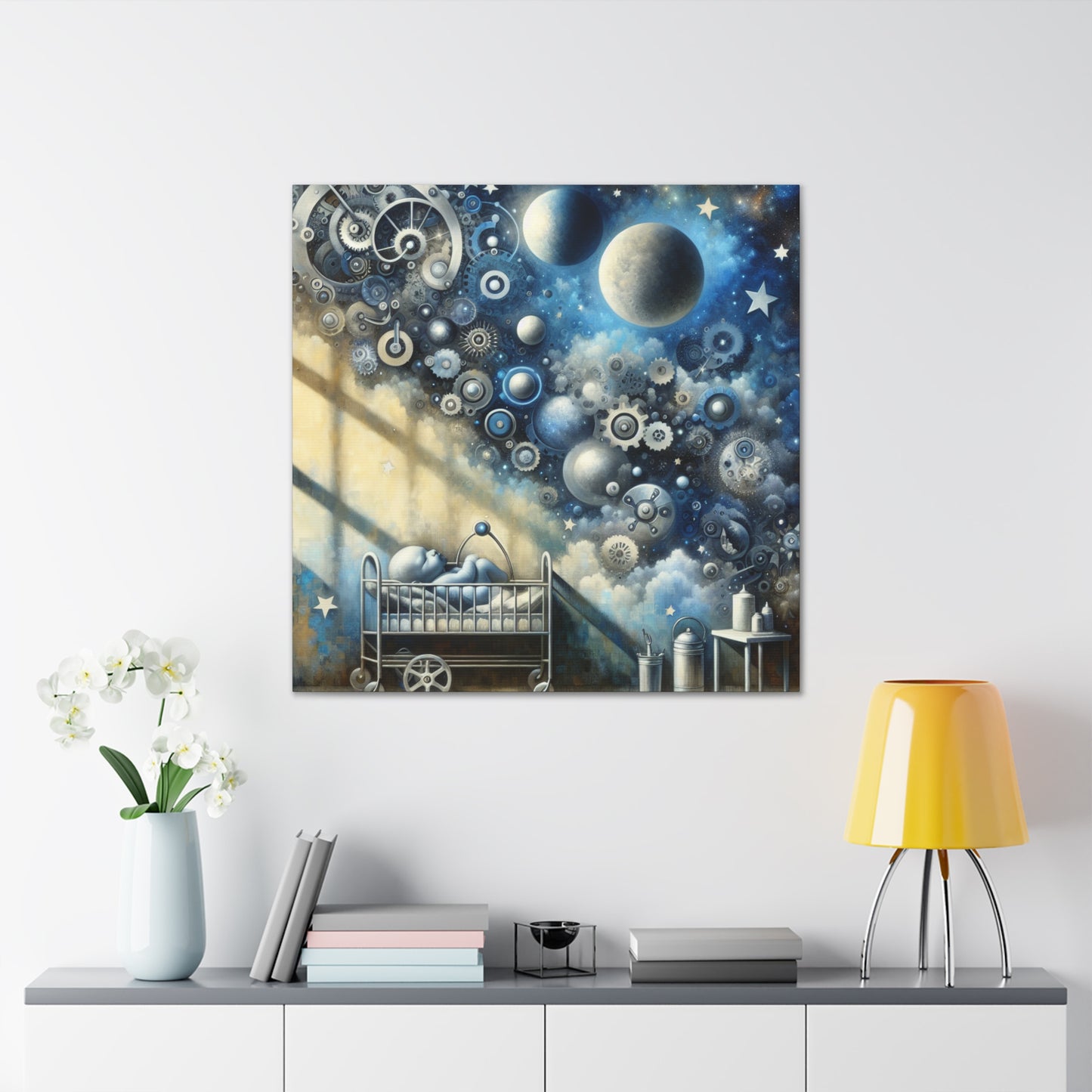 Cosmic Dreamscape Abstracted - Canvas