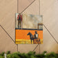 Cowboy on Fence Dream - Canvas