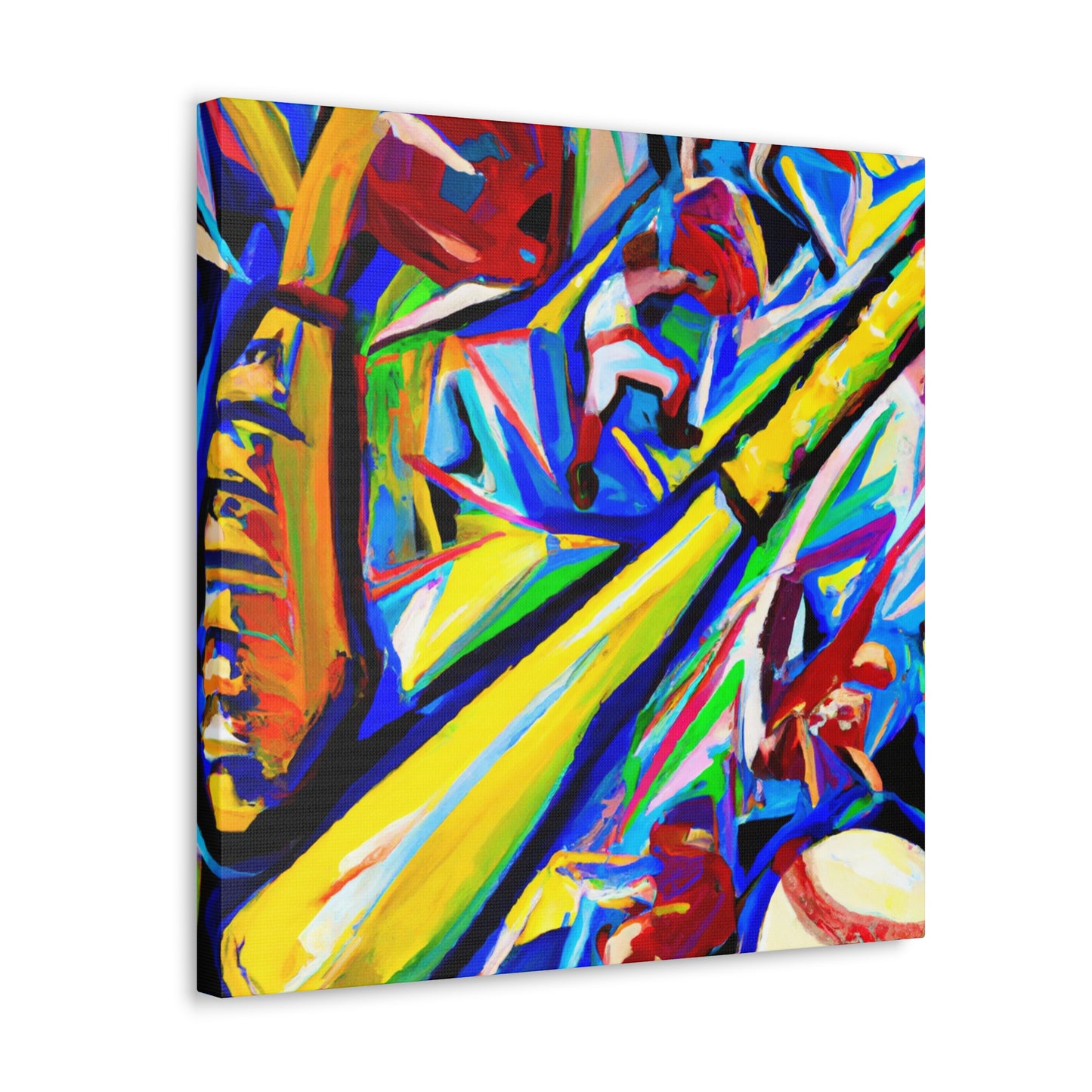 "Baseball in Expressionism" - Canvas