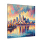 "Vibrant Enchantment: Salt Lake" - Canvas