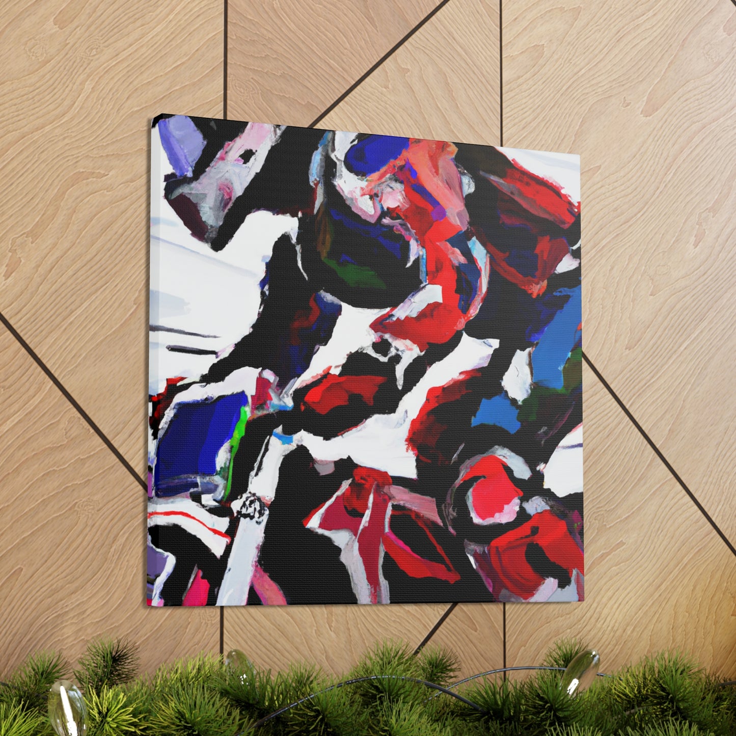 "Motocross at Speed" - Canvas