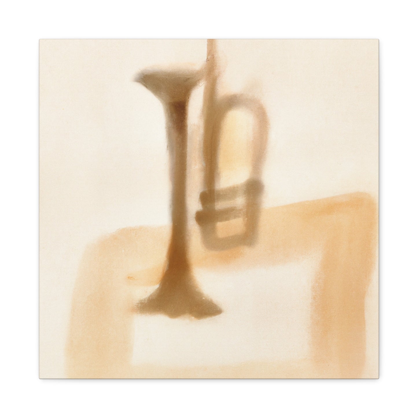 "Trumpet Calls Serenely". - Canvas