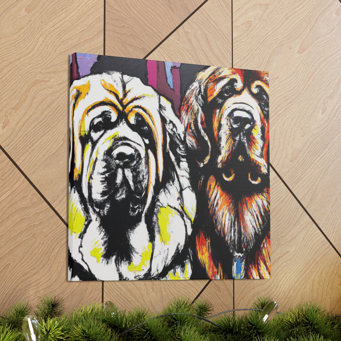 Tibetan Mastiff Portrait - Canvas