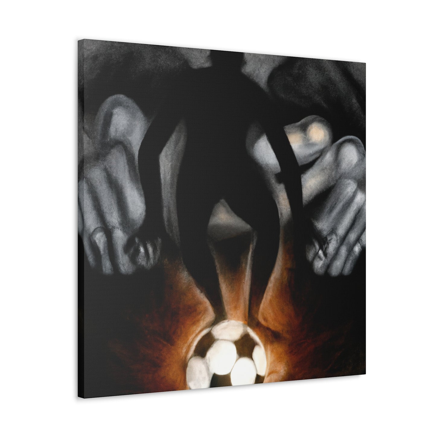 Football in Mirrors - Canvas