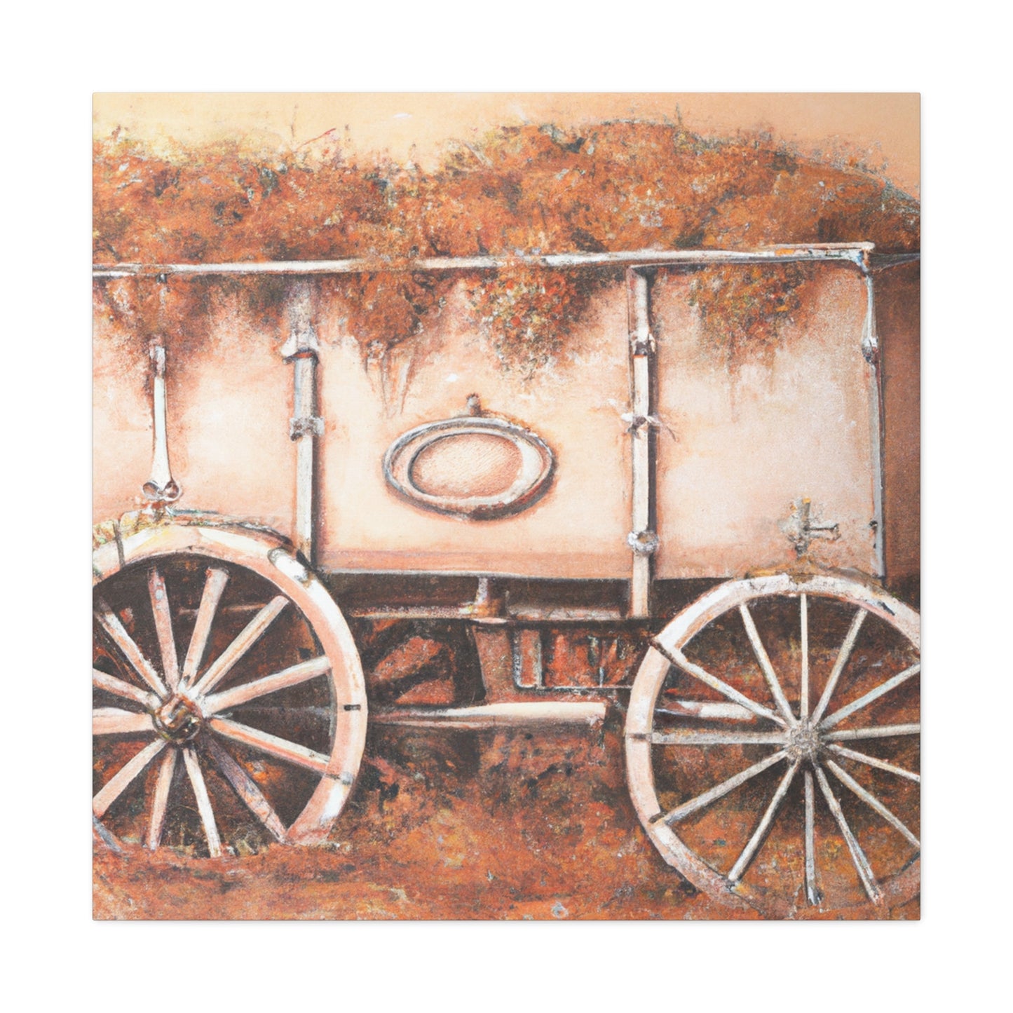 Hay Wagon Grandeur - Canvas