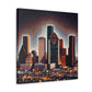 "Texan Urban Tapestry" - Canvas