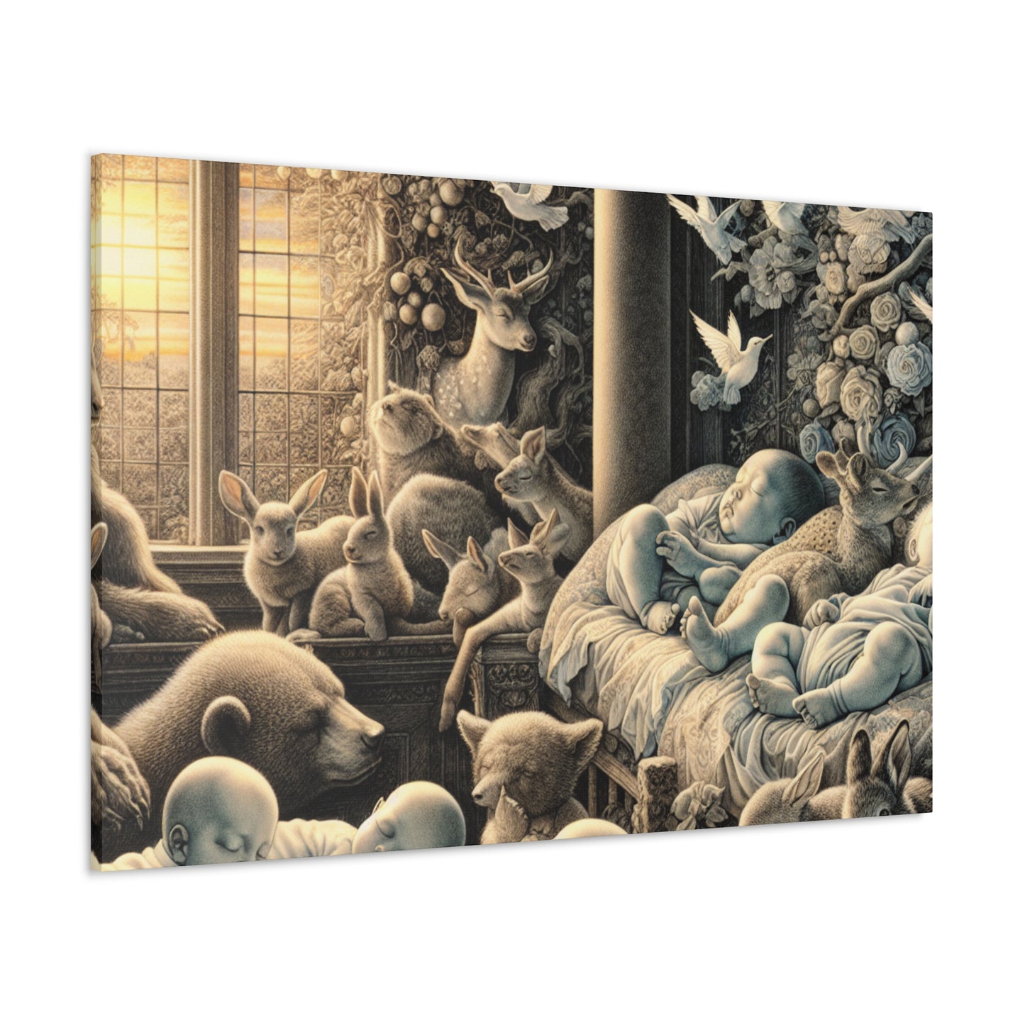 Slumbering Woodland Serenade - Canvas