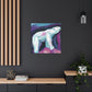 Polar Bear in Motion - Canvas