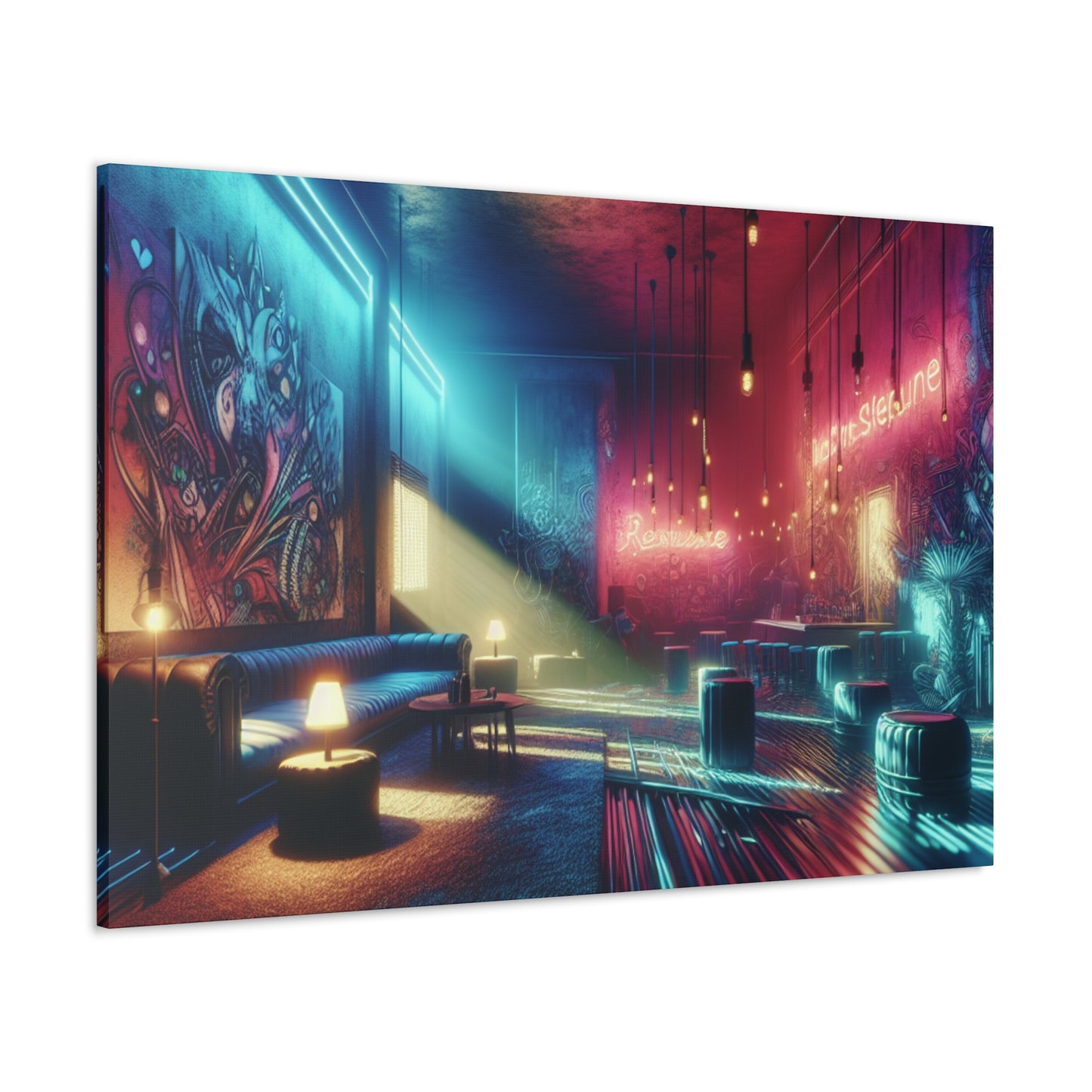 "Opulent Urban Elegance" - Canvas