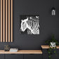 "Zebra Abstract Expressionism" - Canvas