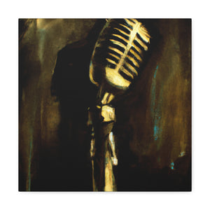 "The Musician's Microphone" - Canvas