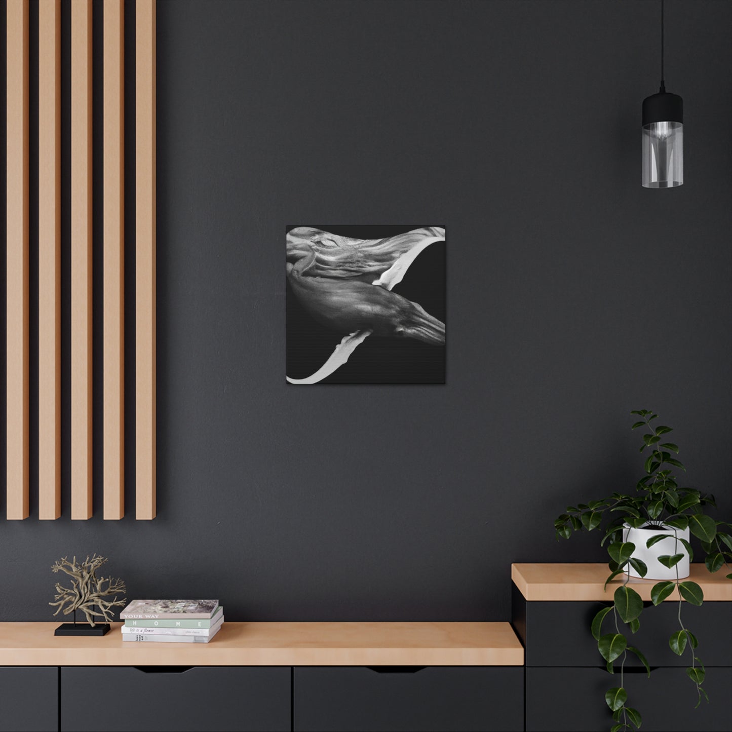 "Humpback Whale Symphony" - Canvas