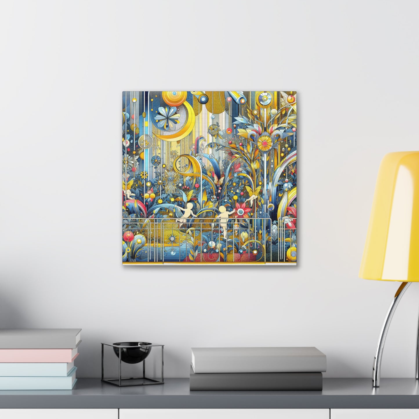 "Fairyland Blossoms Unveiled" - Canvas