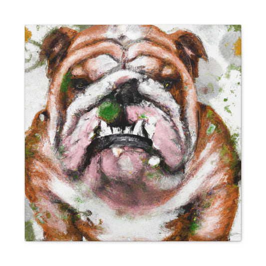 English Bulldog Bliss - Canvas