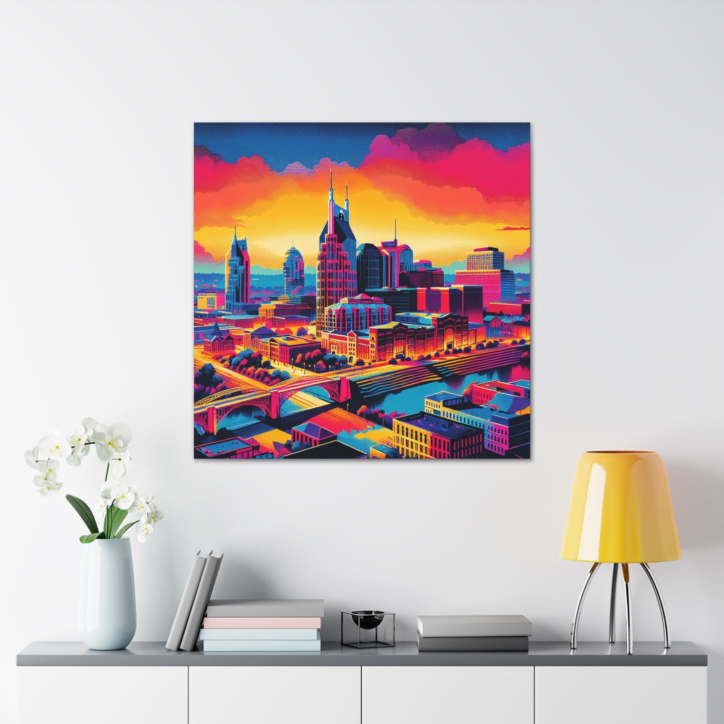 "Melodic City Vibe" - Canvas