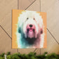 Old English Sheepdog Joy - Canvas