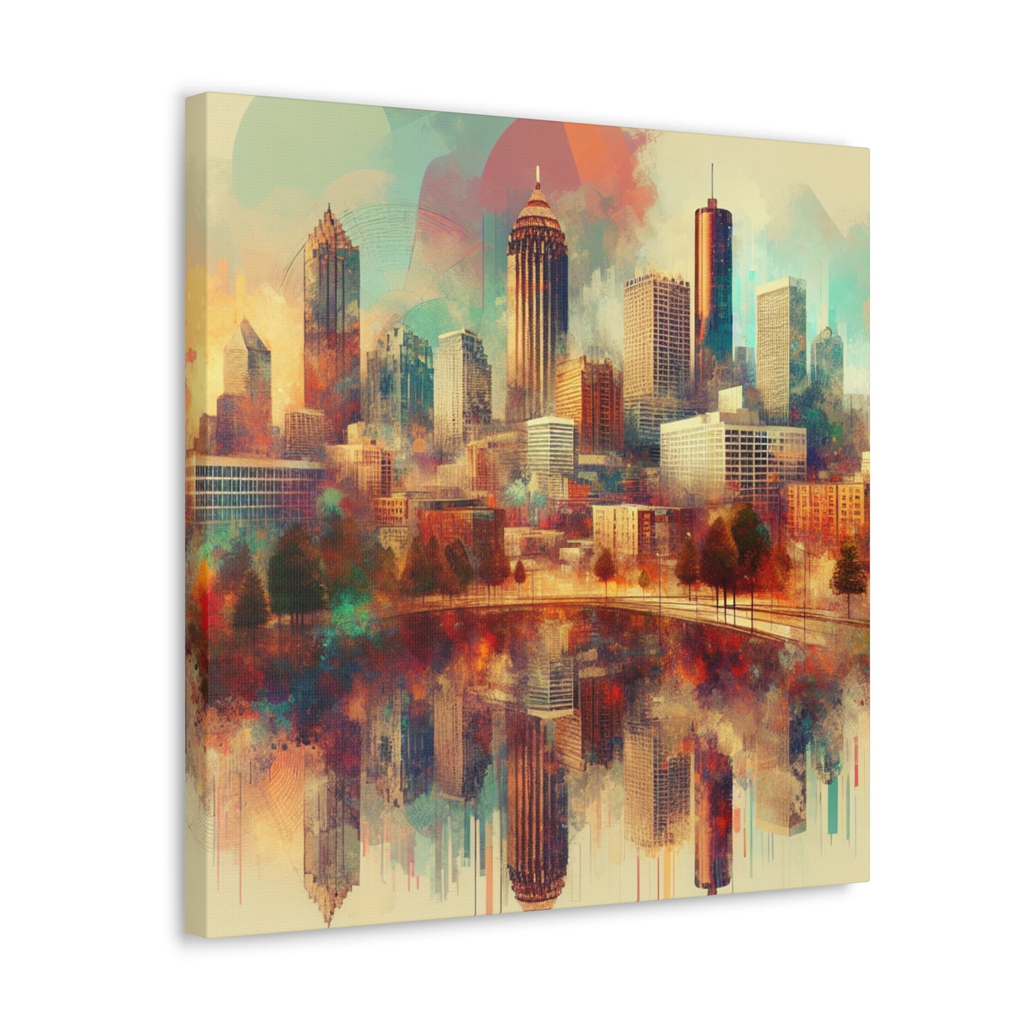 "Southern Skylines Unveiled" - Canvas