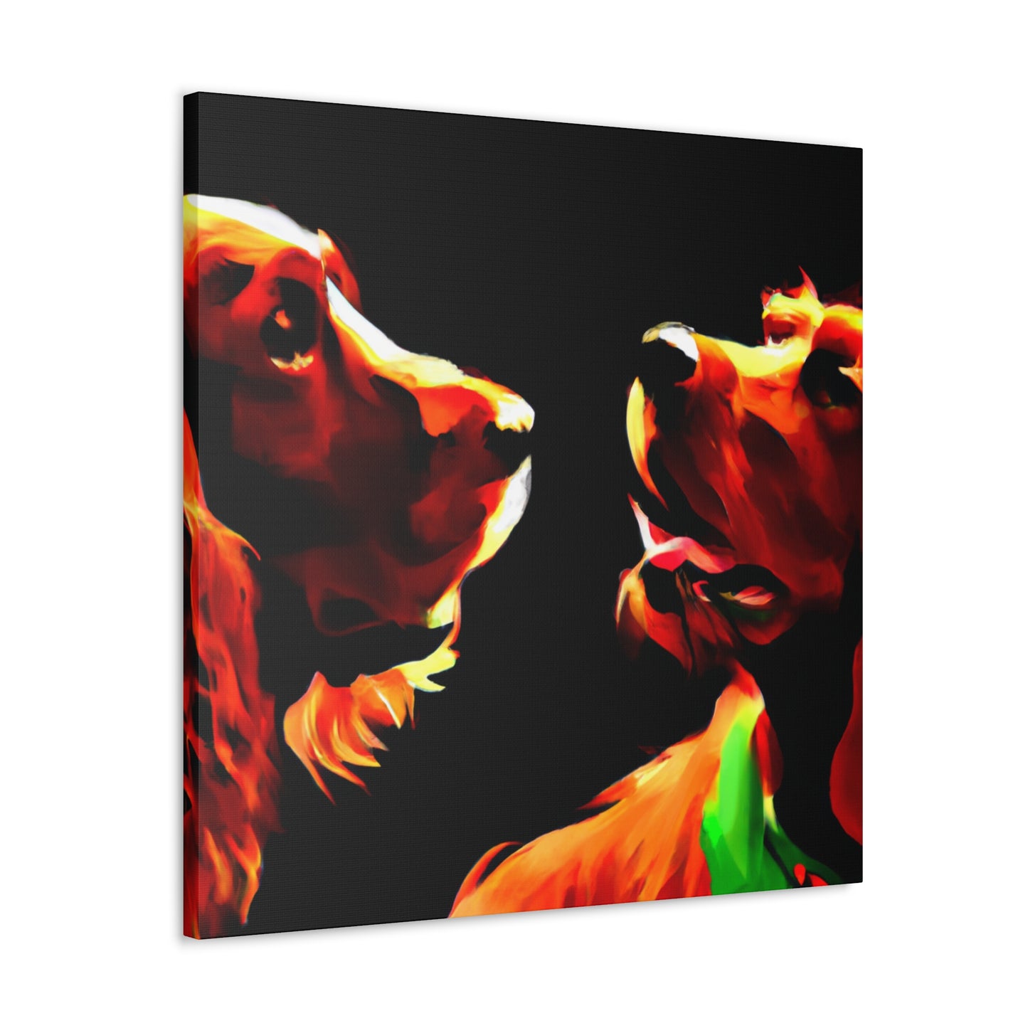 "Irish Setter in Autumn" - Canvas