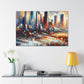 "Majestic Vistas of Houston" - Canvas