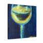 "Wineglass Reflections Impression" - Canvas