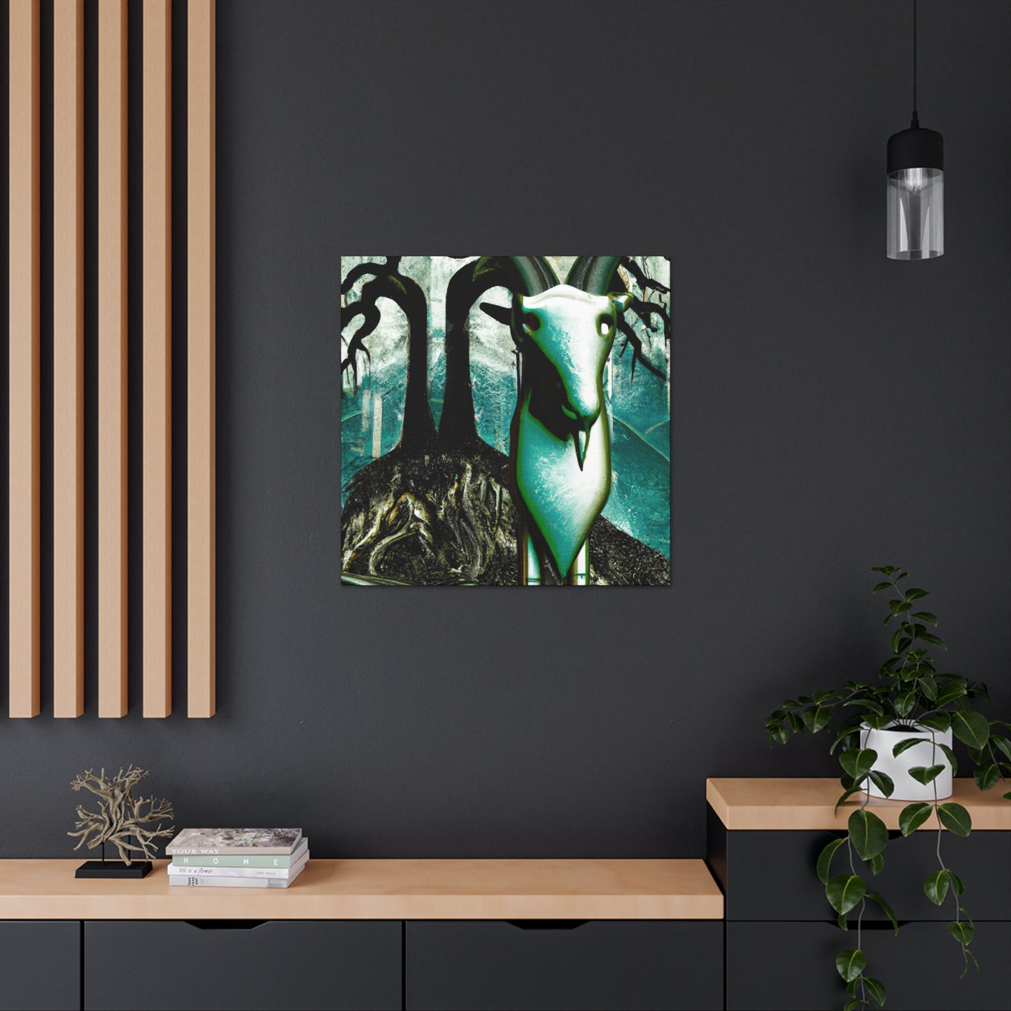 Mountain Goat Dreamscape - Canvas