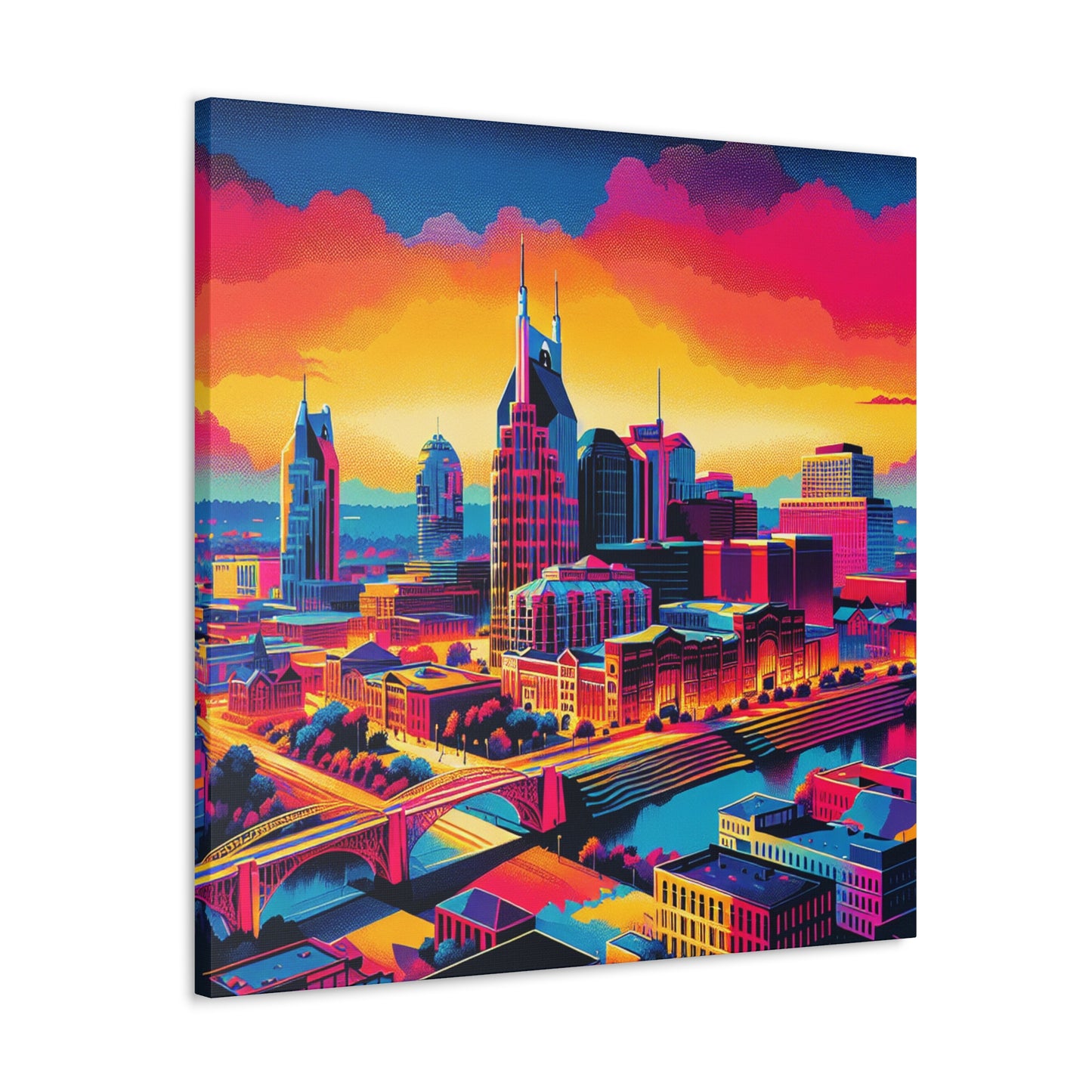 "Melodic City Vibe" - Canvas