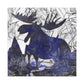 Moose in Abstraction - Canvas