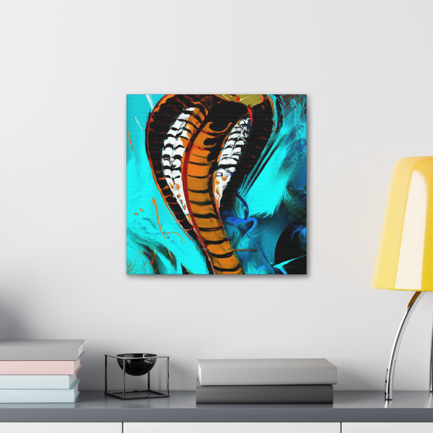 "Cobra King Adorned" - Canvas