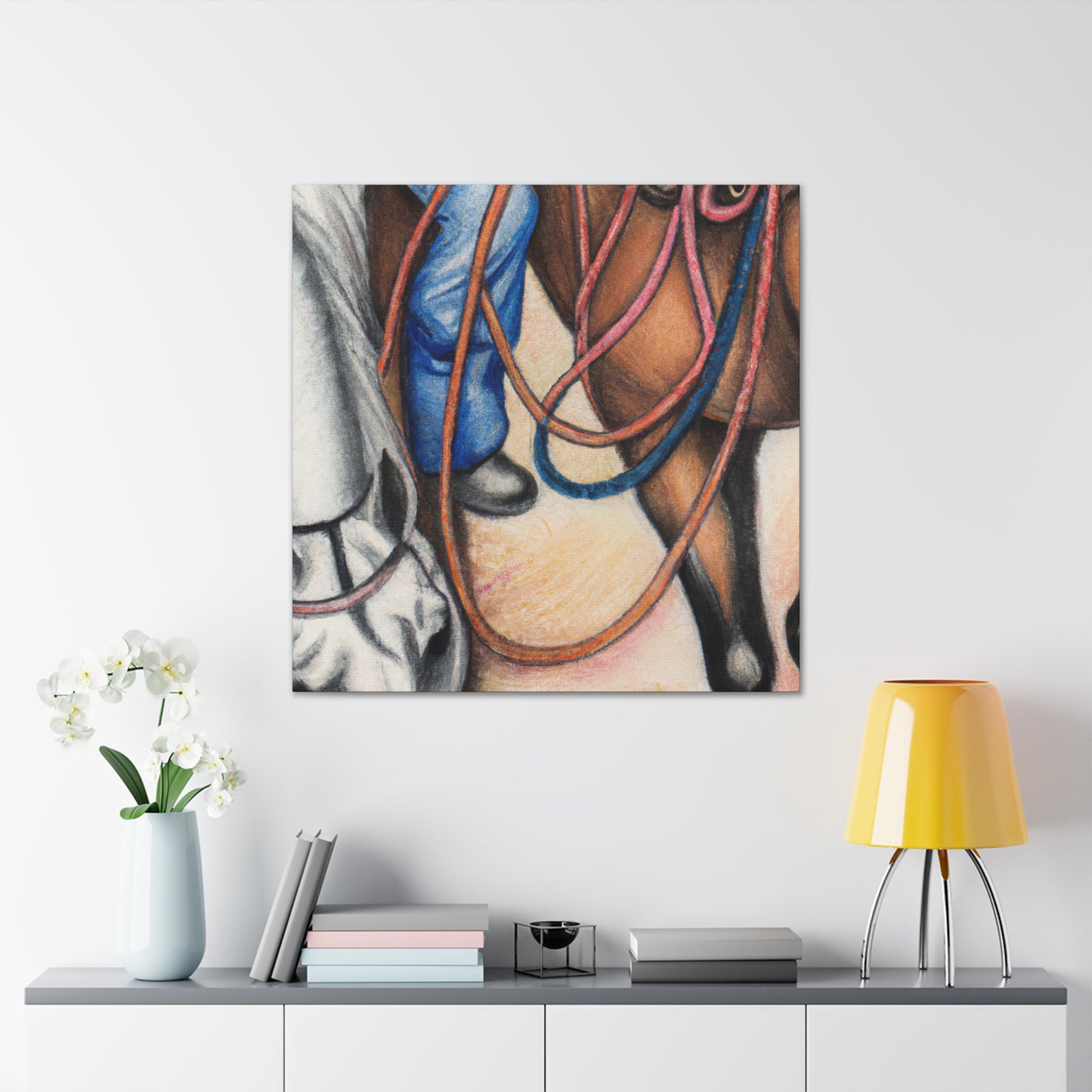 Stirrups of Realism - Canvas