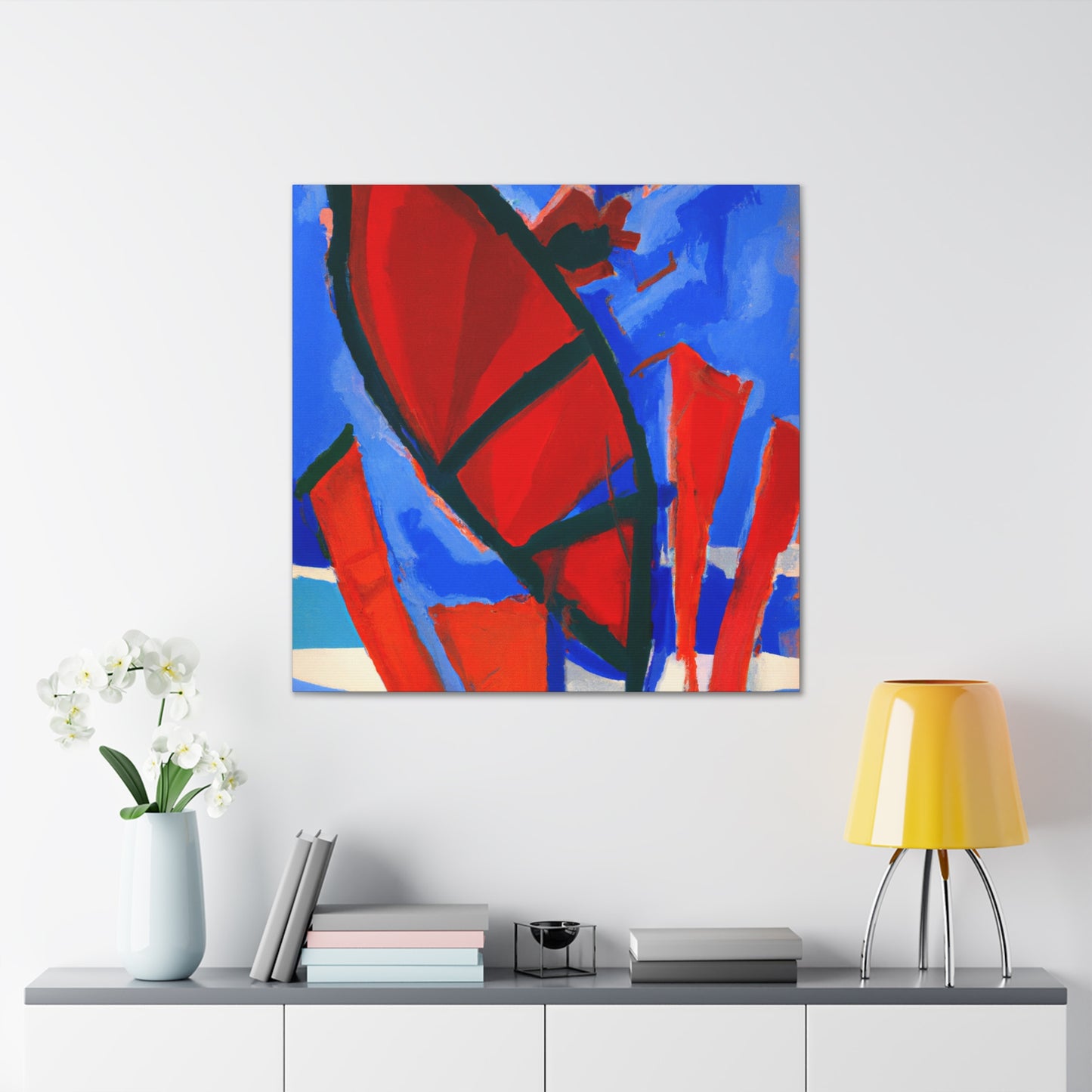 Parasailing Through Art - Canvas