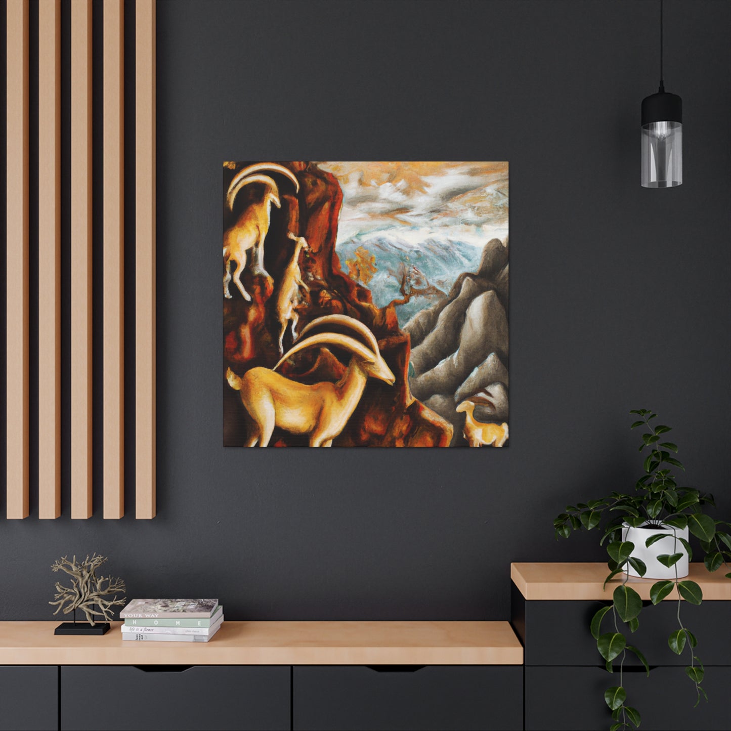 Ibex in Dreamscape - Canvas