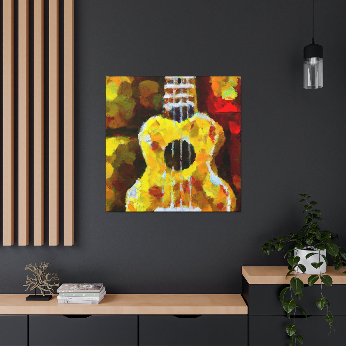 Ukelele Dreams 1940s - Canvas