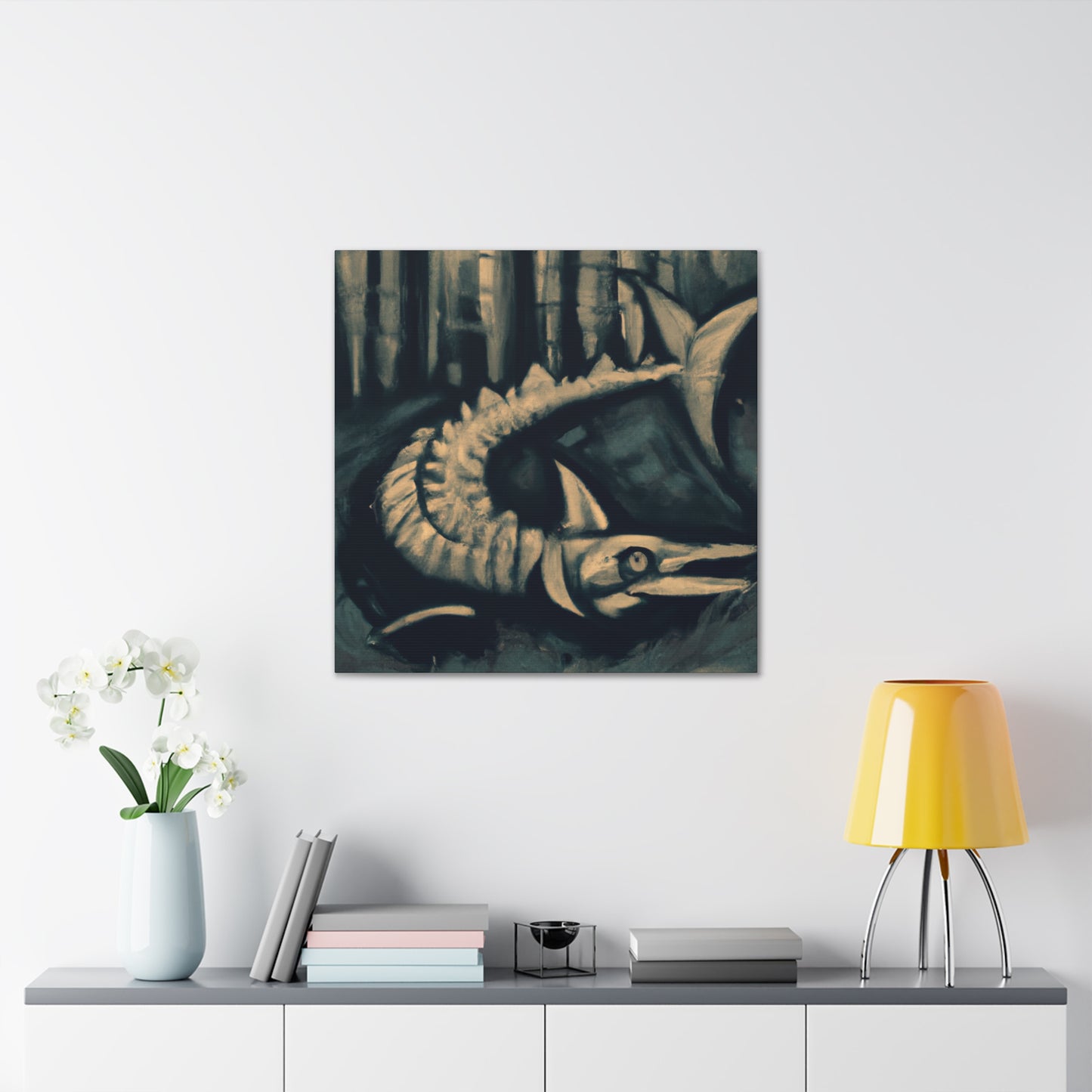 Stormy Barracuda Dawn - Canvas