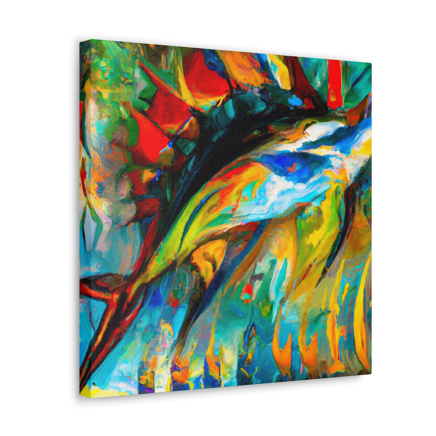 "Sailfish Under the Waves" - Canvas