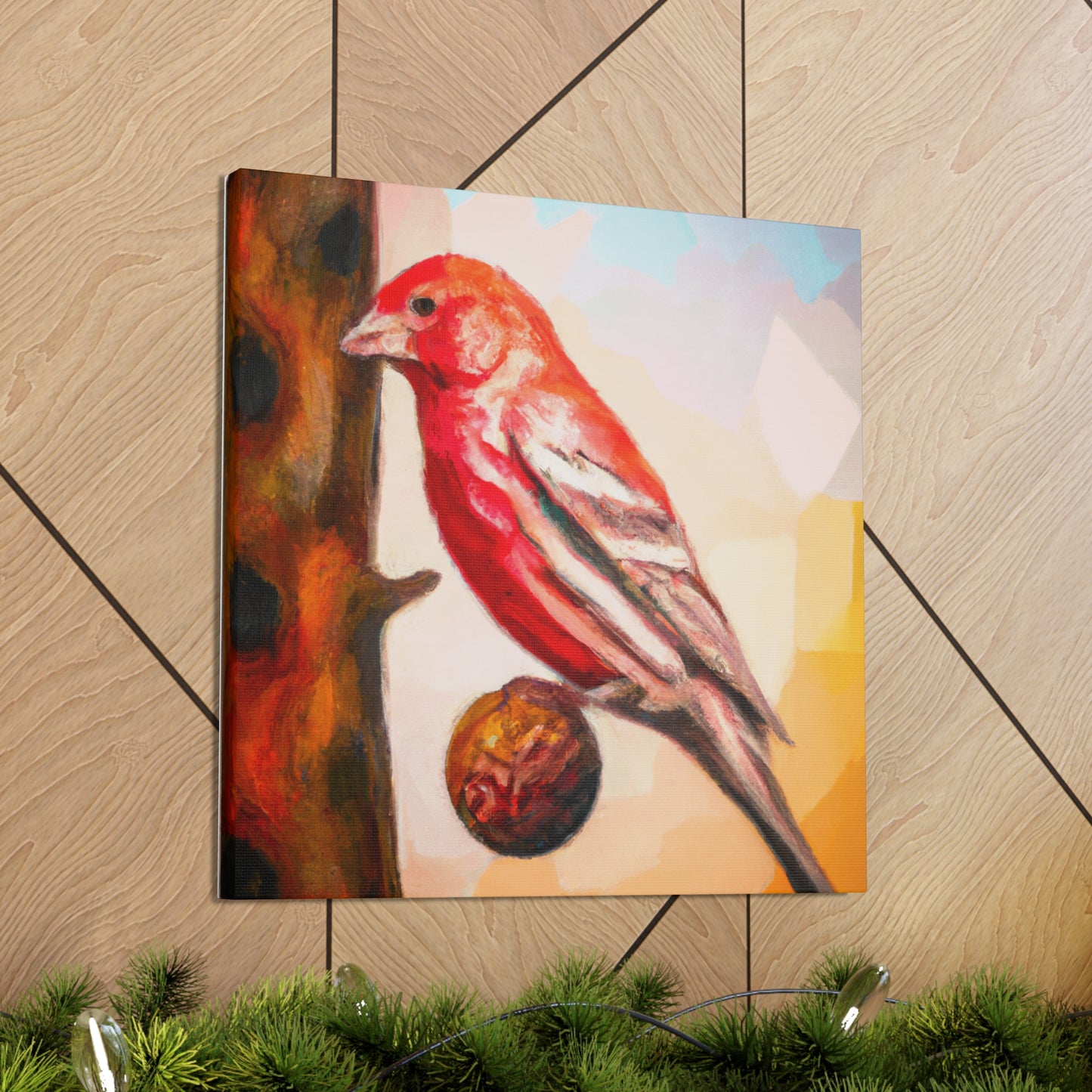 House Finch Surrealism - Canvas