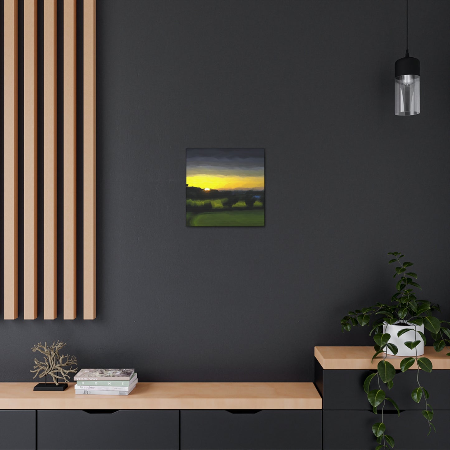 Countryside at Dawn - Canvas